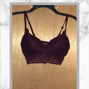 Burgundy PINK Bralette